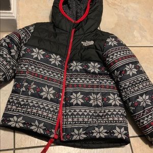 North face reversible jacket size 3t